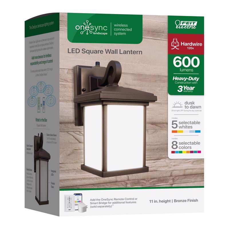 WALL LANTERN SQUARE 11"