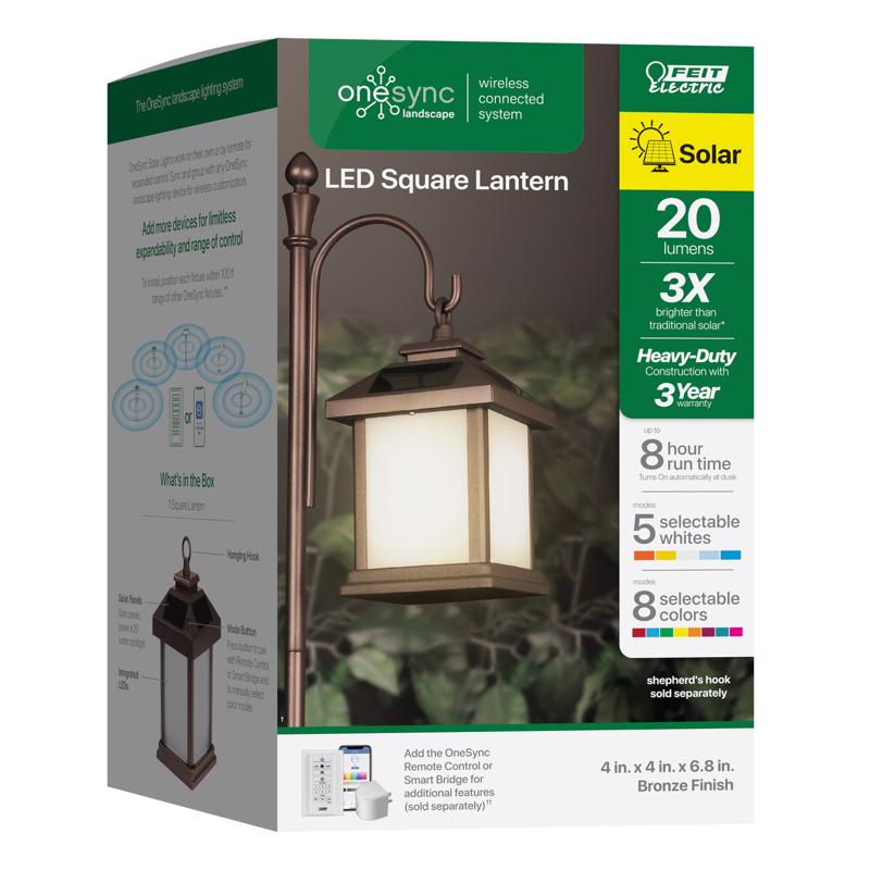 HANGING LANTERN SQUR 4"