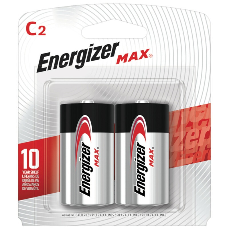 BATTERY ALKALINE C 2PK