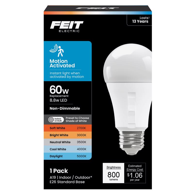 LED MTN ACTV A19 E26 60W