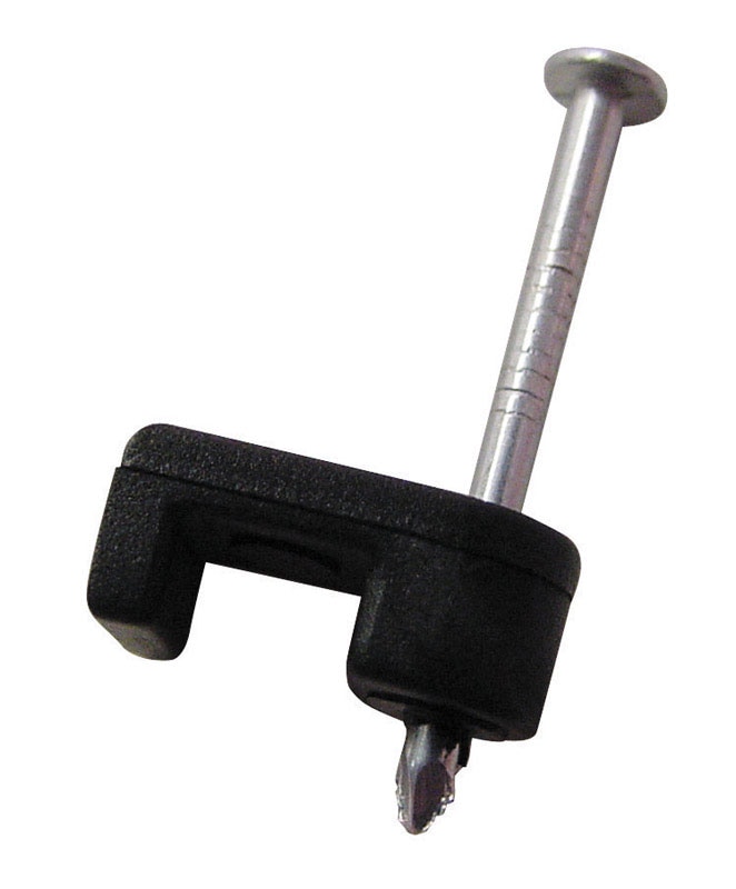 LOW VOLT STAPLE 3/16"BLK