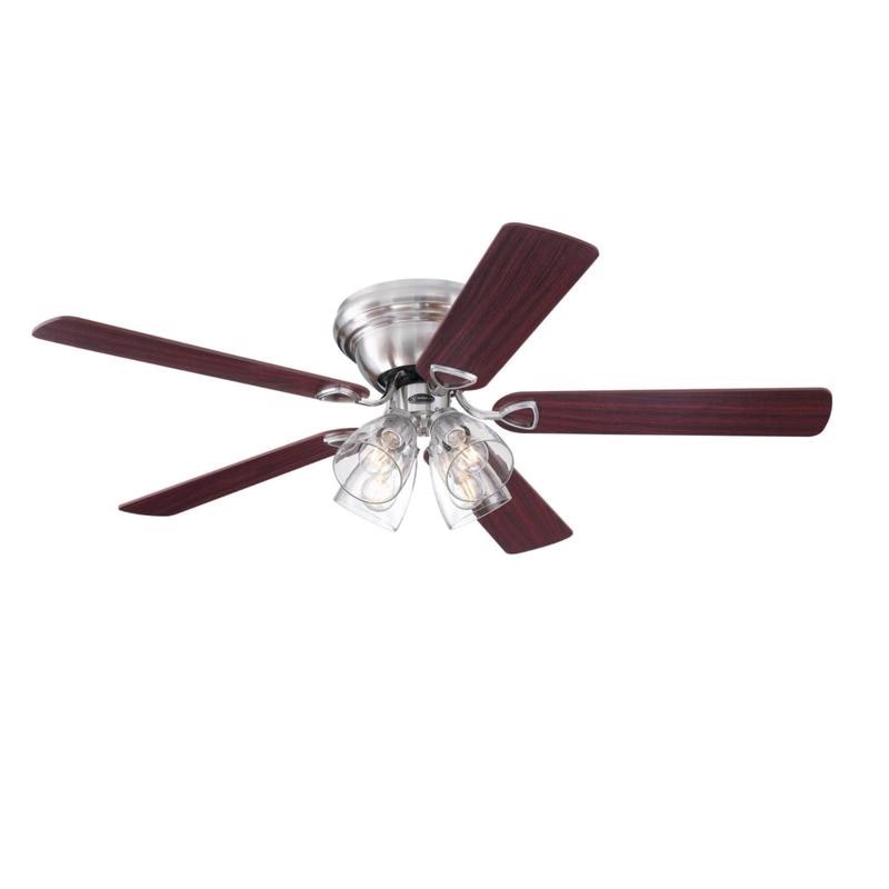 CEILNG FAN LED BRWN 52"