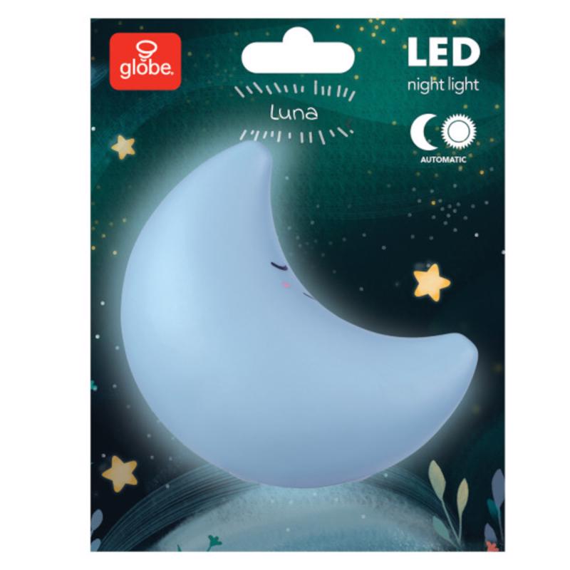 NIGHT LIGHT LED MOON BLU