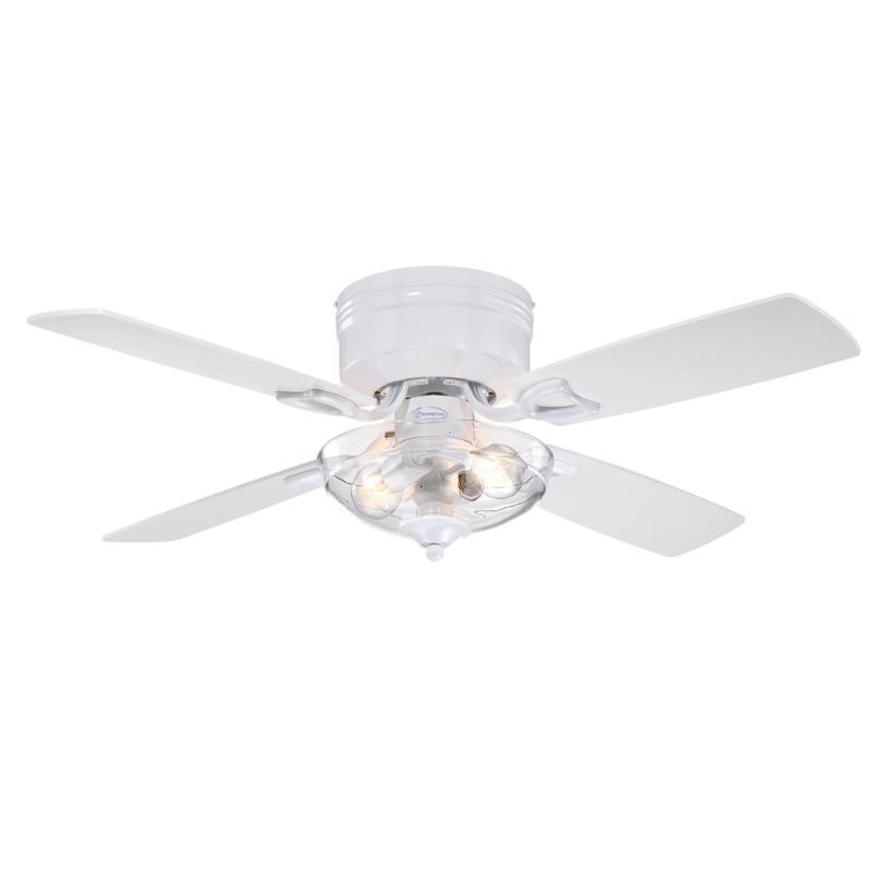 CEILING FAN LED WHT 42"