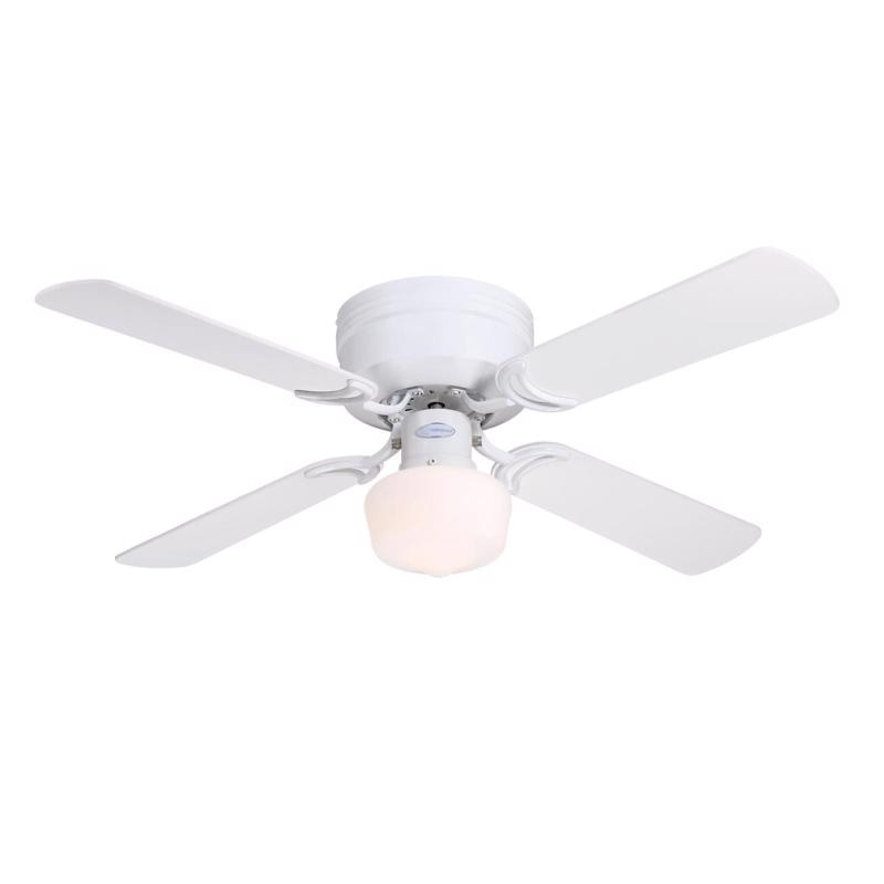 CEILING FAN LED WHT 42"