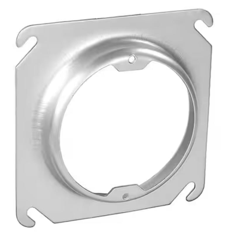 BOX COVER SQR STL GRY 4"