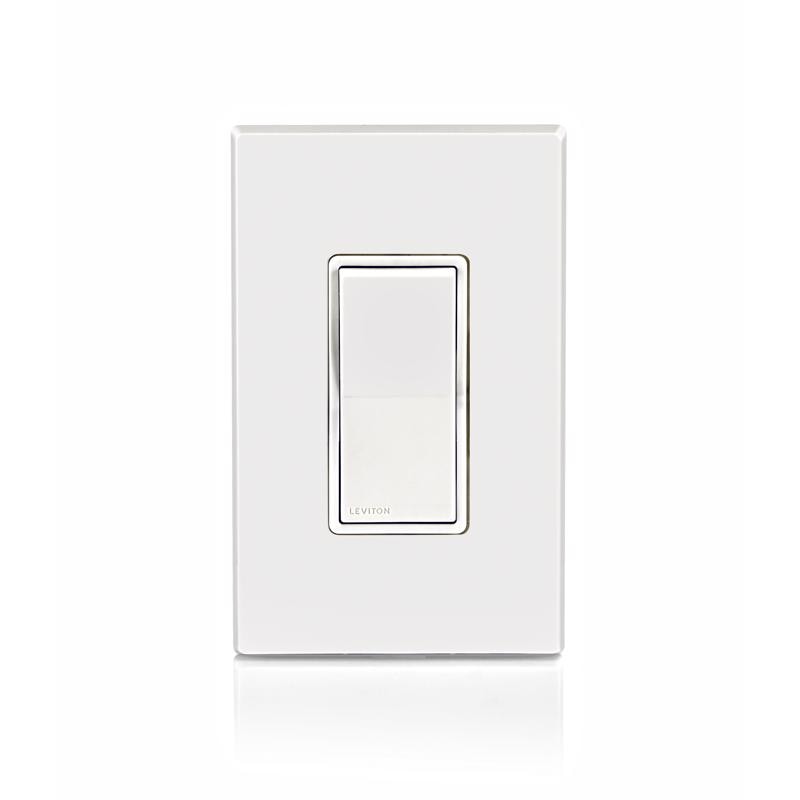 SWITCH ROCKER SINGLE WHT