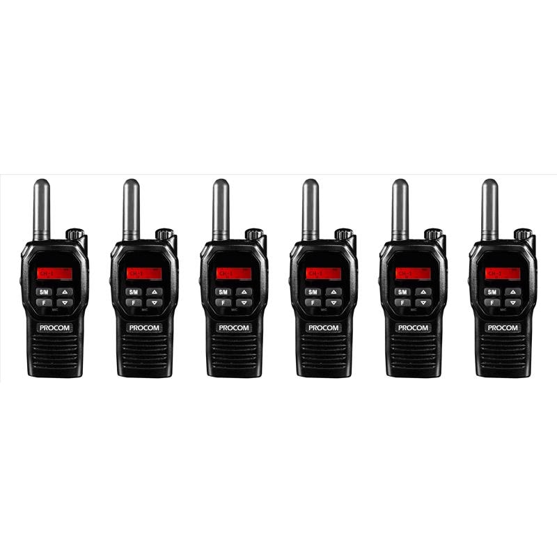 2-WAY RADIO 275000 SQFT 6PC