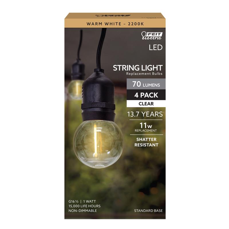 FT LED G16 WW 11W 4PK