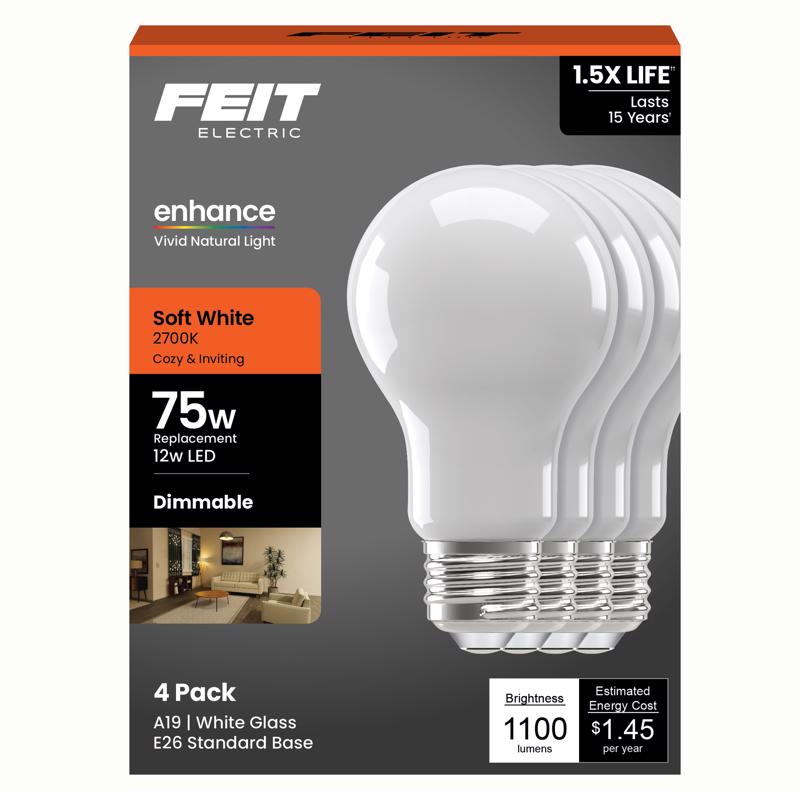 FT LED A19 SW 75W 120V