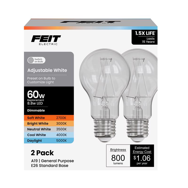FT LED WF A19 AW 60W 2PK