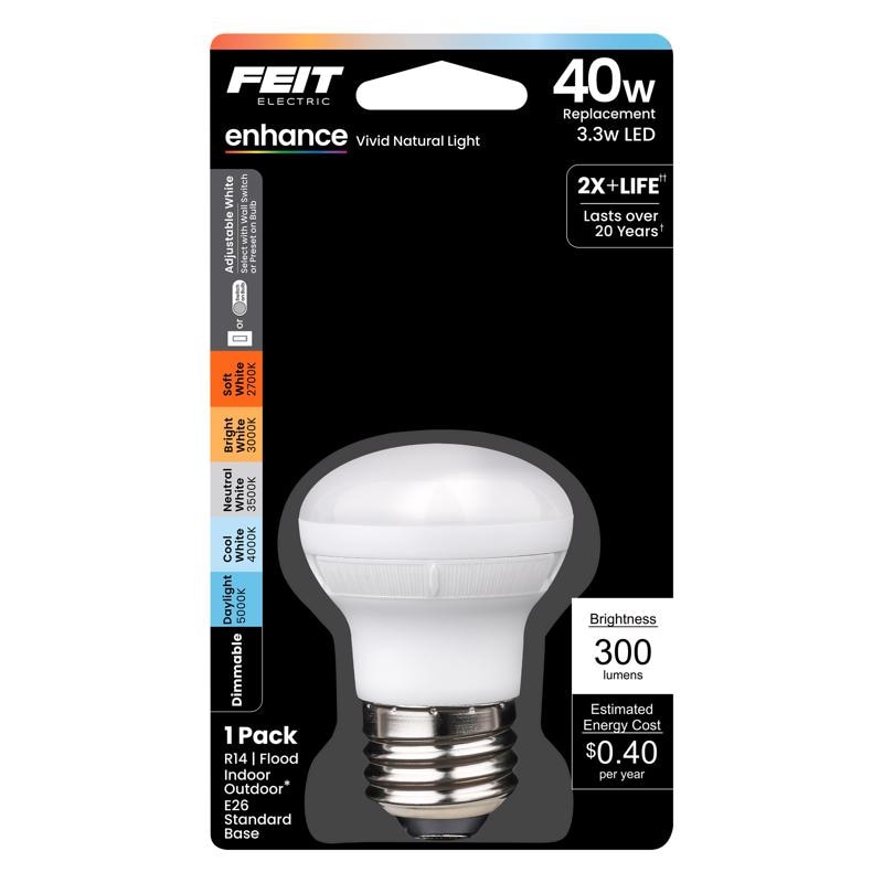 FT LED R14 E26 AW 40W