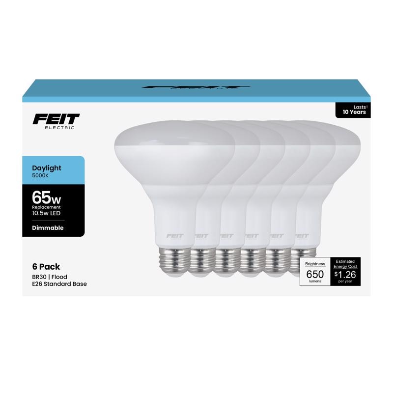 FT LED BR30 DL 65W 6PK