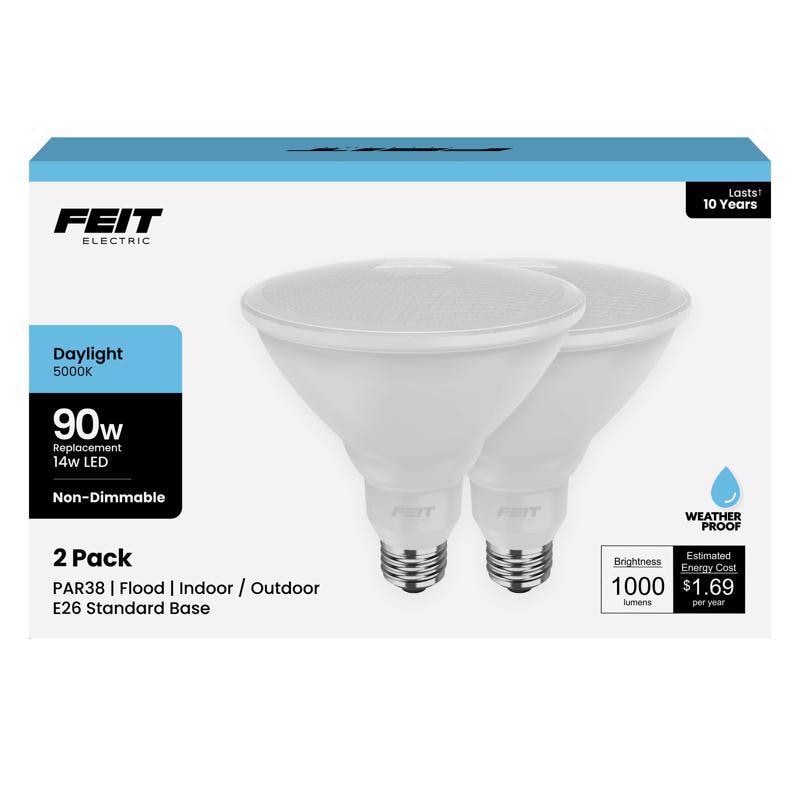 FT LED PAR38 DL 90W 2PK