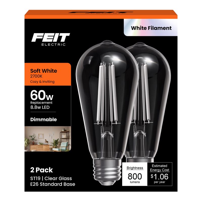 FT LED ST19 SW 60W 2PK