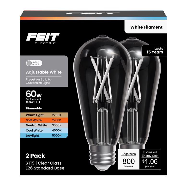 FT LED ST19 AW 60W 2PK