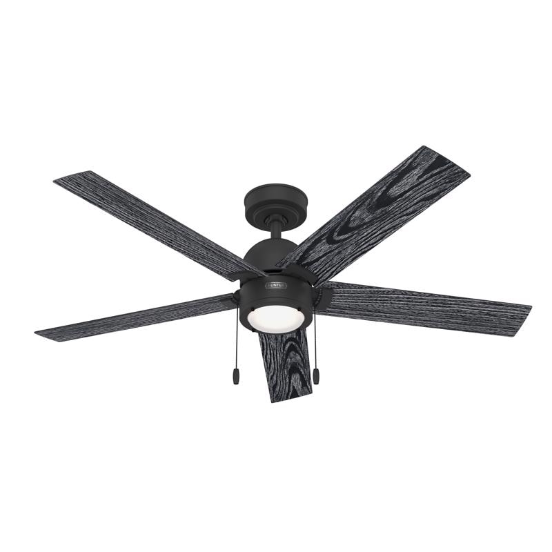 CLNG FAN LED BLK 52X6"
