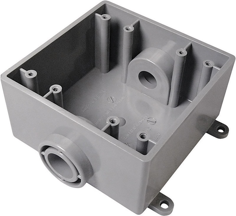 BOX PVC 2GANG FSC 1/2"