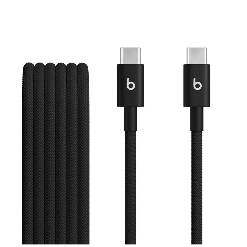 CABLE USB-C TO C BLK 2PK