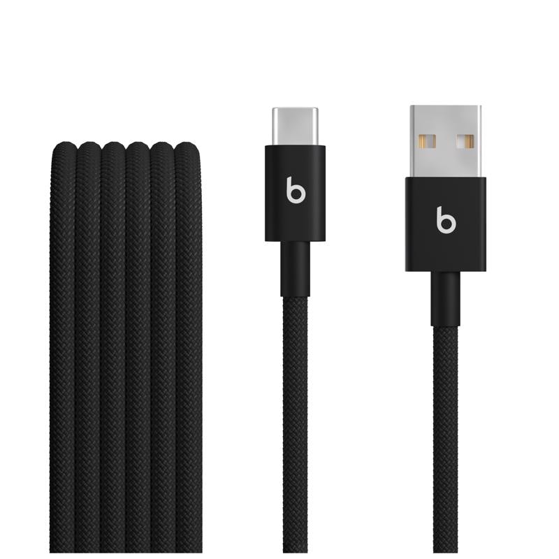 CABLE USB-A TO C BLK 2PK