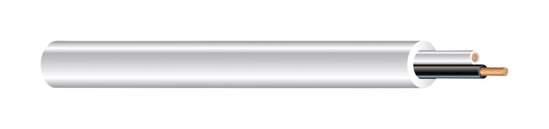 CORD SVT18/2WHT RL/250'