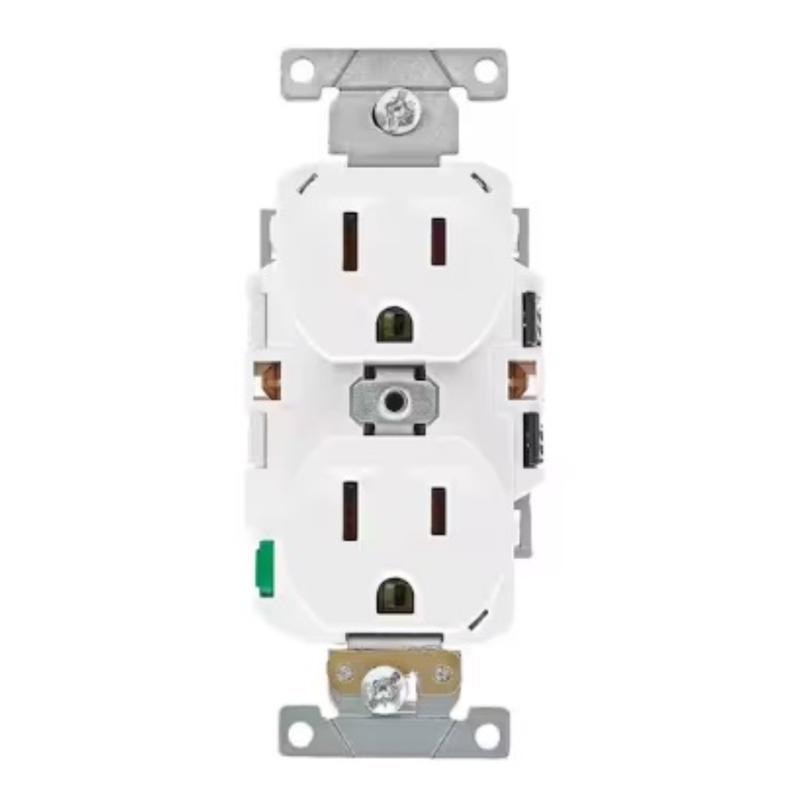 OUTLE WHT INDR 15AMPS