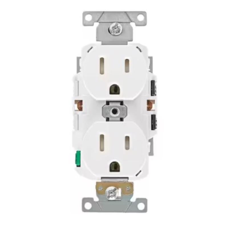 OUTLE WHT 15AMPS 5-15R