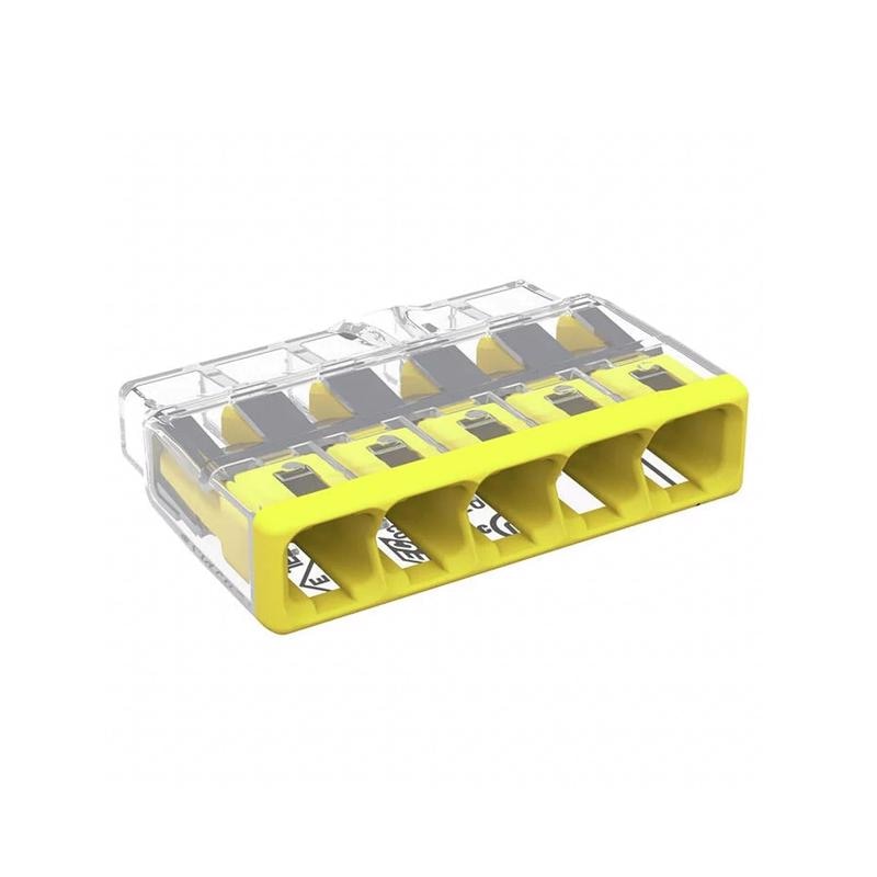 WR CNCTR 5 PRT YLW 10PK