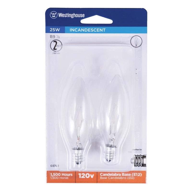 BULB-TORPEDO CLR 25W 2PK