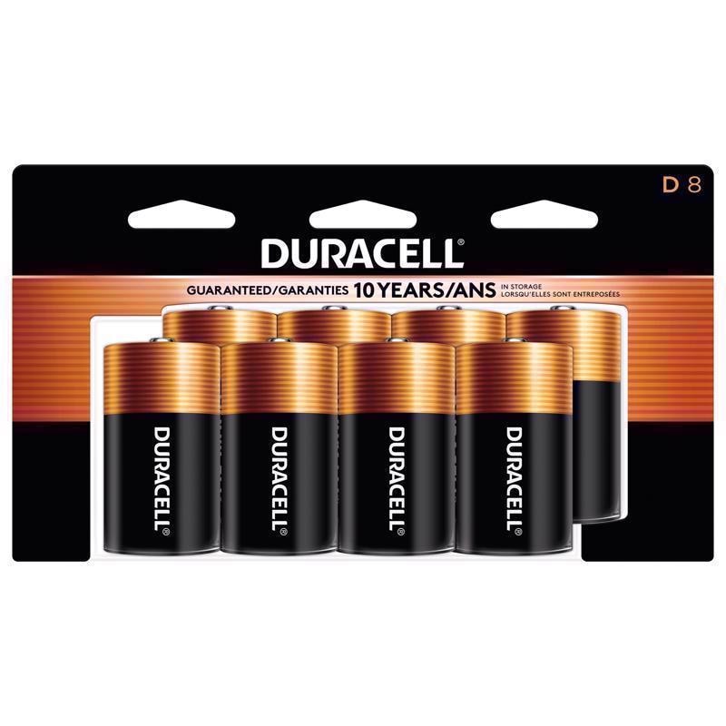BATTERY ALKALINE D 8PK