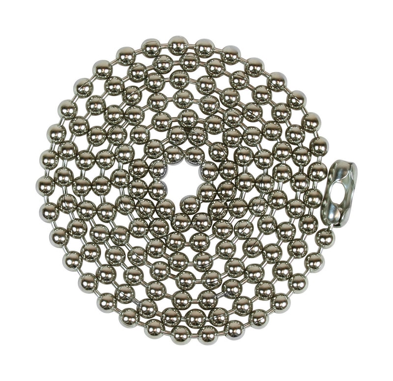 BEADED CHAIN BRASS #10