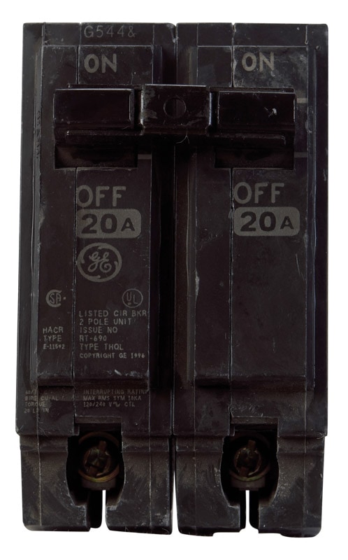 BRKR GE THQL 2P 20A 2"