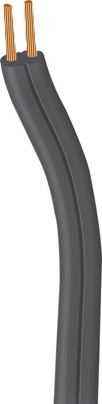 WIRE LAMP 16/2 SPT-2 BLK