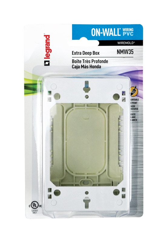 OTLT BX PVC RCTGL WHT 3"