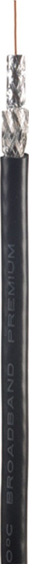 CABLE COAX RG59 500' BLK