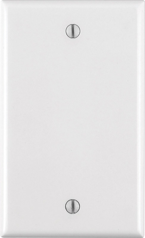 BLANK WALLPLATE 1G WHITE