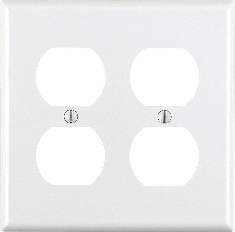 RECEPTACLE WALLPLATE2GWH