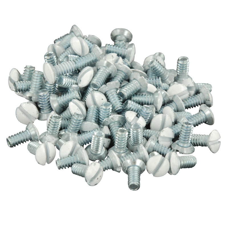 WALLPLATE SCREWS 5/16"WH