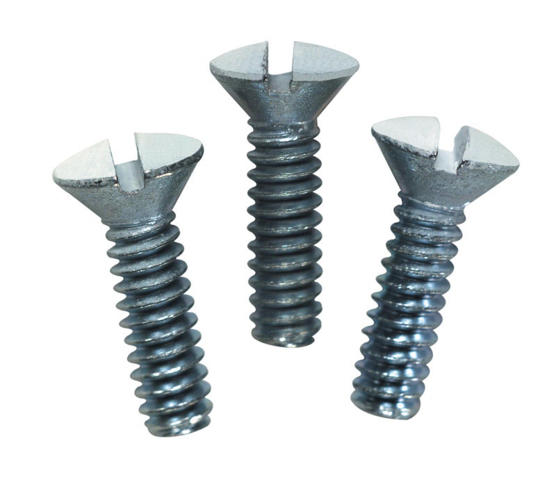 WALLPLATE SCREWS 1/2" WH
