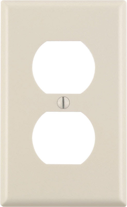 WALL PLATE 1GANG DPLX AL