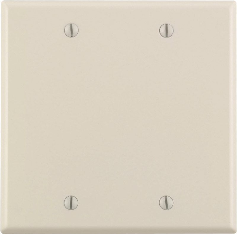 BLANK PLATE 2GANG LT ALM