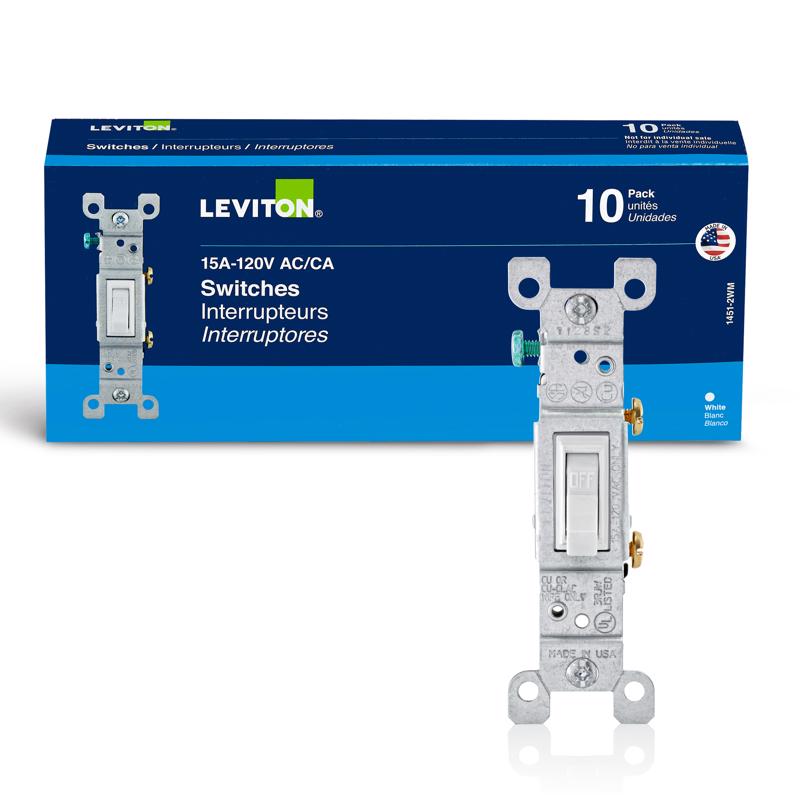 GRND TOGL SWITCH MLT WHT