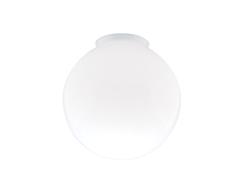 SHADE OPAL WHT 4"FTR 8"D