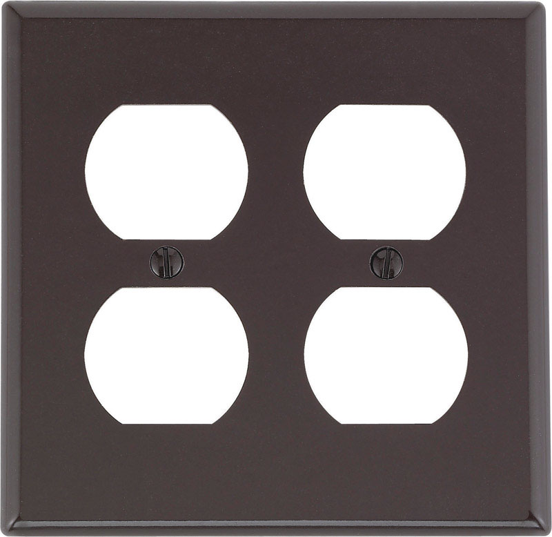 WALLPLAT DPLXRECE 2G BRN