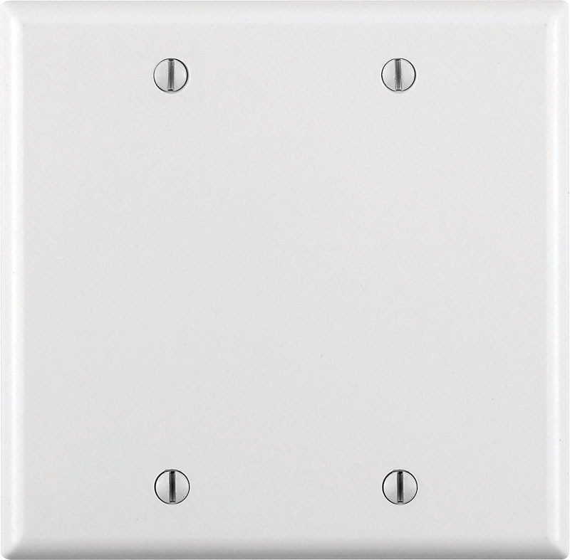 WALLPLAT BLANK 2G WHT