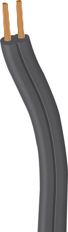 WIRE LAMP 18/2 SPT-1 BLK