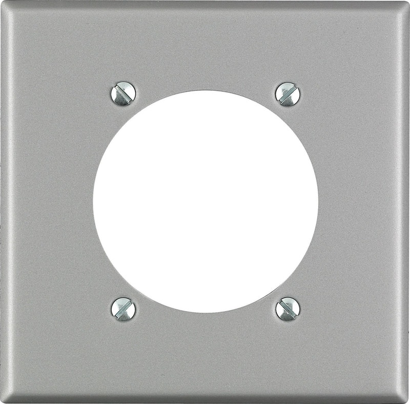 WALLPLT SGL RCPT 2G MTL