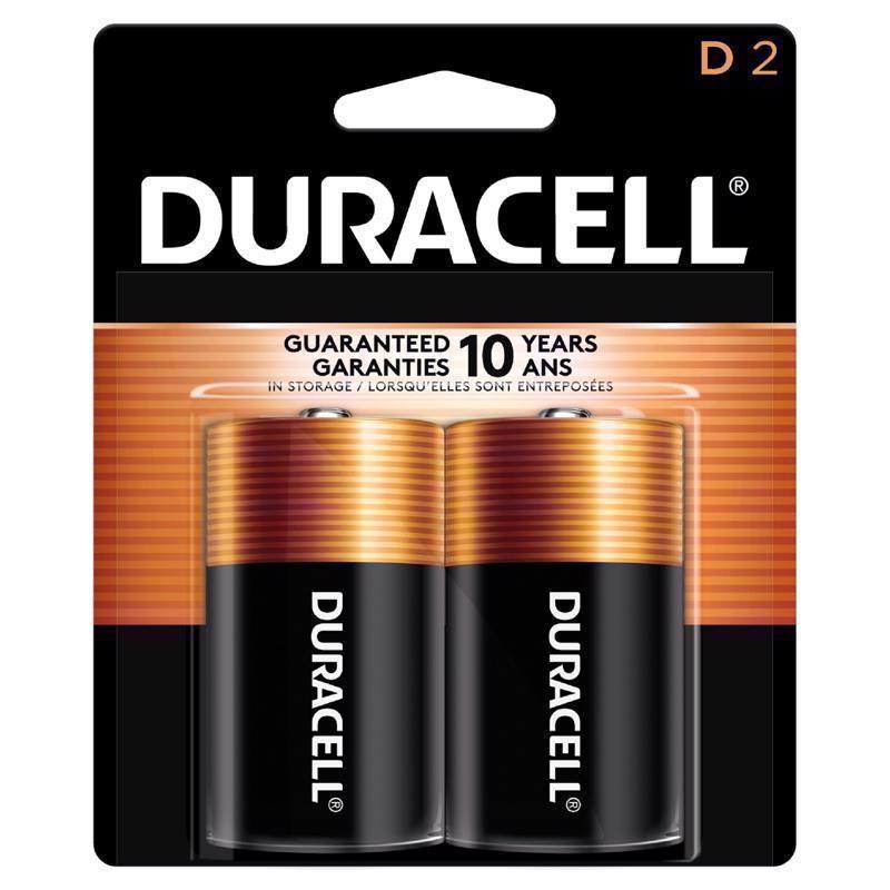 BATTERY ALKALINE D 2PK
