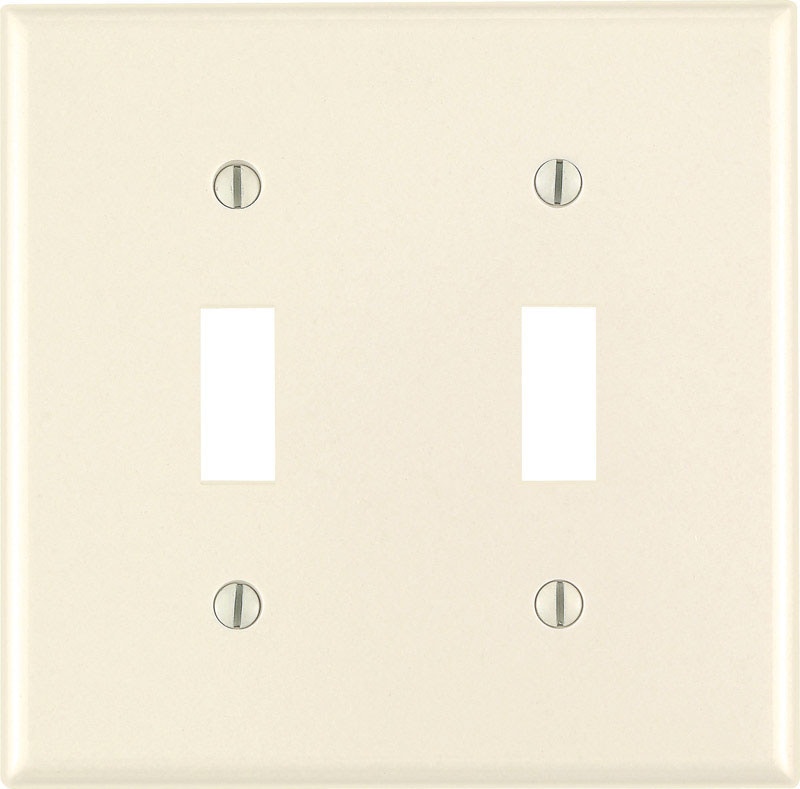 WALLPLT 2G STD TOG LT AL