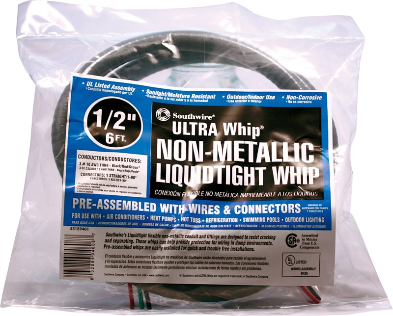 CABLE WHIP 1/2"X6' 10-3